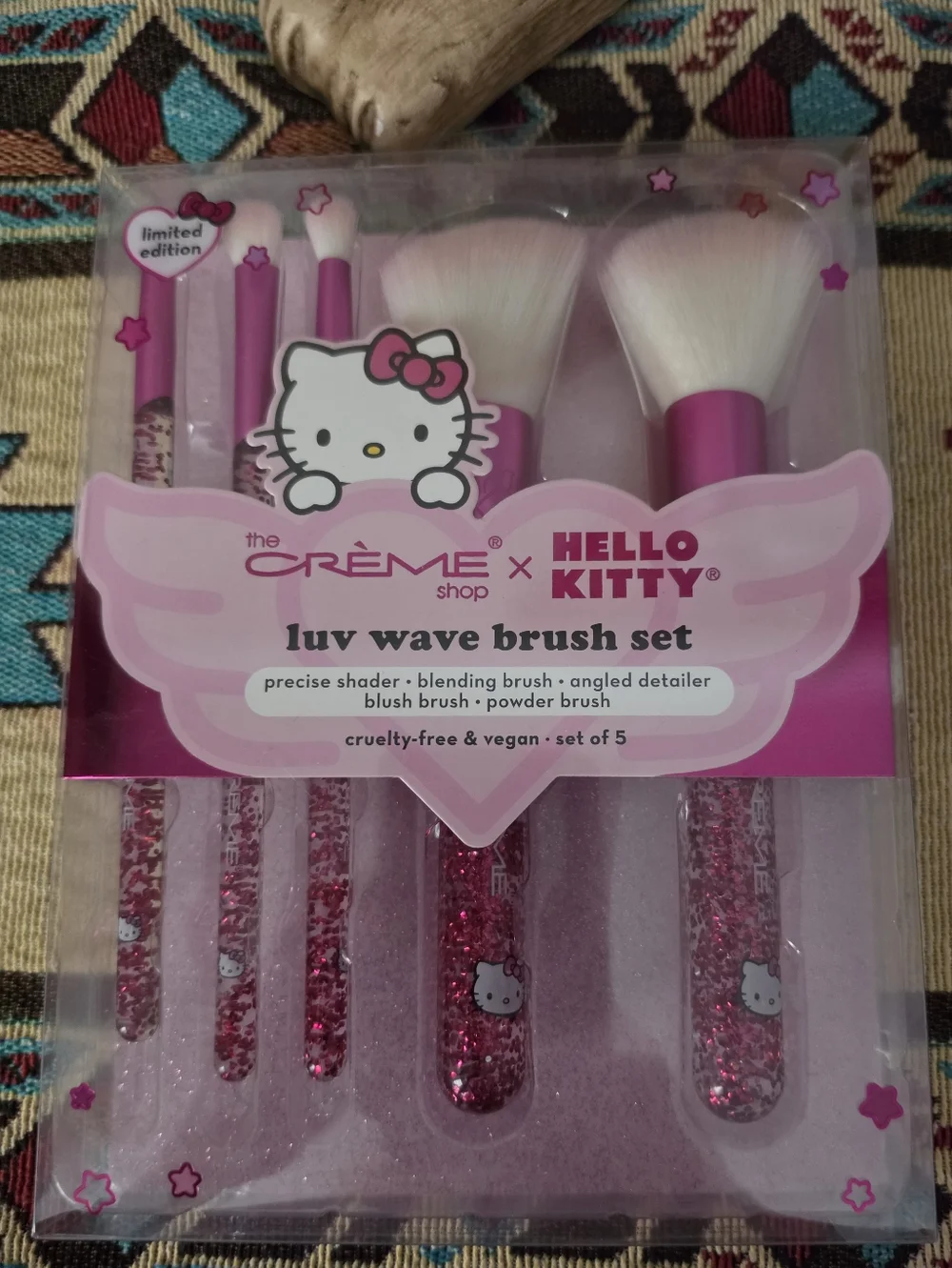 The Creme Shop Hello Kitty Pink 5 Piece Makeup Brush